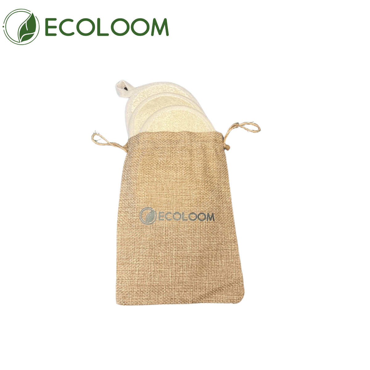 Natural Loofah Bath Scrubber – Eco - Friendly Exfoliator - EcoloomCare Store