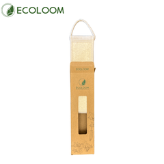 Natural Loofah Back Scrubber – Eco - Friendly Exfoliating Strap - EcoloomCare Store