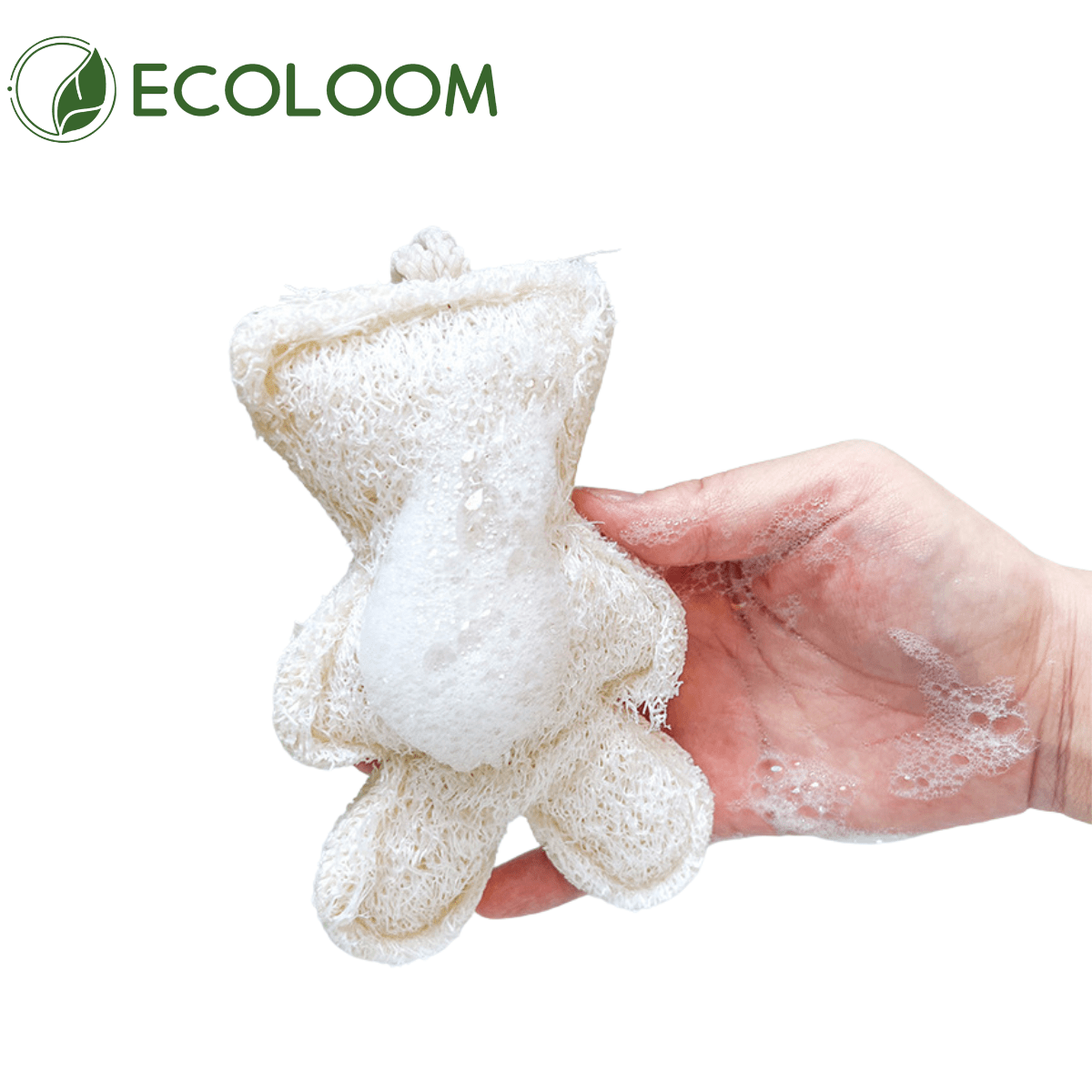Natural Loofah Bath Sponge for Kids – Animal - Shaped Gentle Cleansing Toy - EcoloomCare Store
