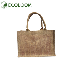 Eco-friendly natural jute tote bag