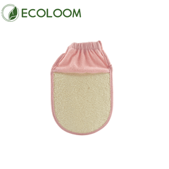 Natural Loofah Exfoliating Glove – Pink - EcoloomCare Store
