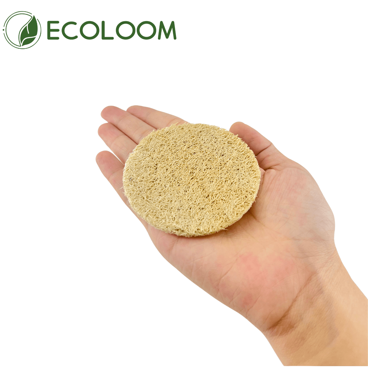 Raw Loofah Facial Pad Discs – Natural, Biodegradable Multipurpose Rounds (10 - Pack) - EcoloomCare Store