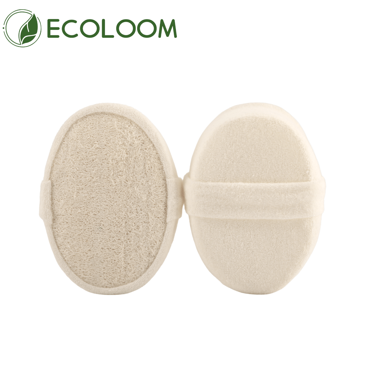 Natural Loofah Bath Scrub Pad – With Thick Sponge - EcoloomCare Store