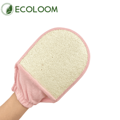 Natural Loofah Exfoliating Glove – Pink - EcoloomCare Store