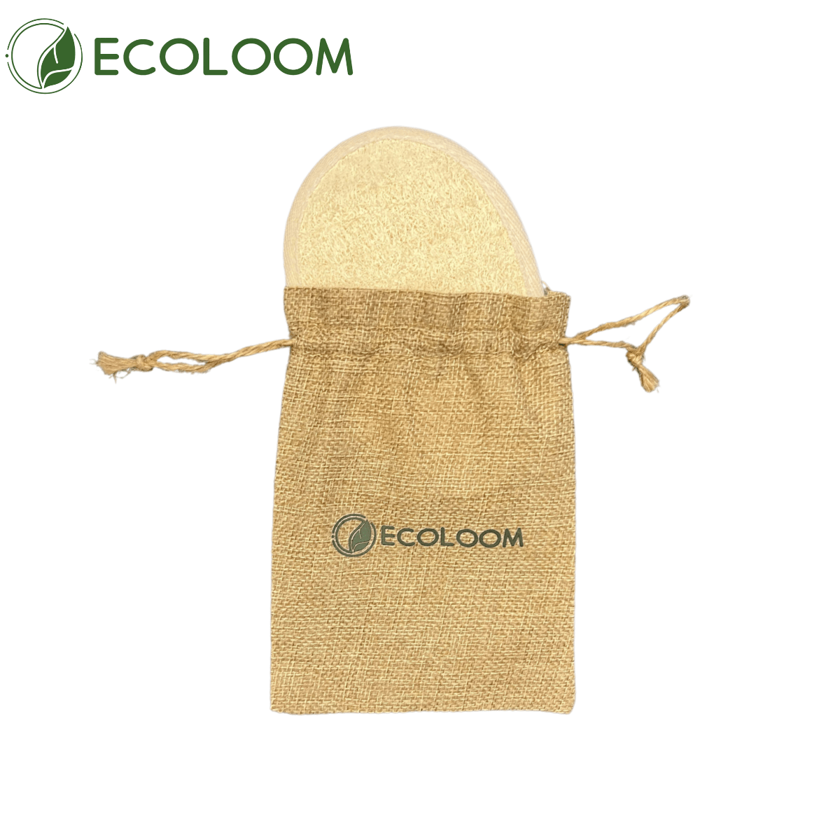 Natural Loofah Bath Scrubber – Eco - Friendly Exfoliator - EcoloomCare Store