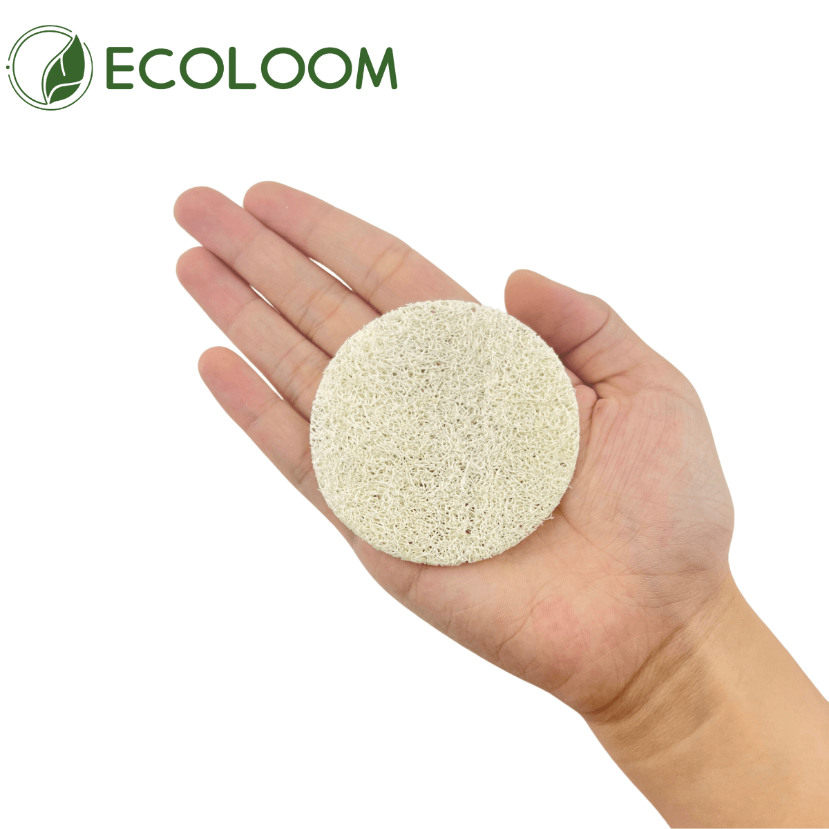 Raw Loofah Facial Pad Discs – Natural, Biodegradable Multipurpose Rounds (10 - Pack) - EcoloomCare Store