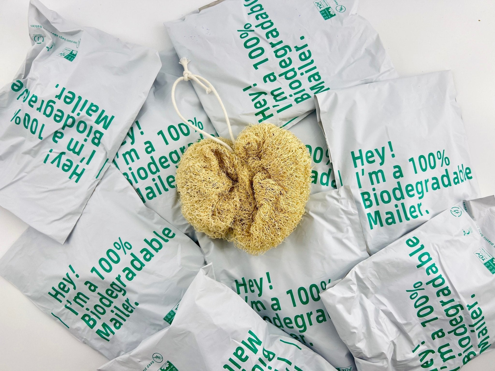 Natural Loofah Sponge Bath Ball – Eco - Friendly Exfoliating Shower Puff - EcoloomCare Store
