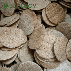 Raw Loofah Facial Pad Discs – Natural, Biodegradable Multipurpose Rounds (10 - Pack) - EcoloomCare Store